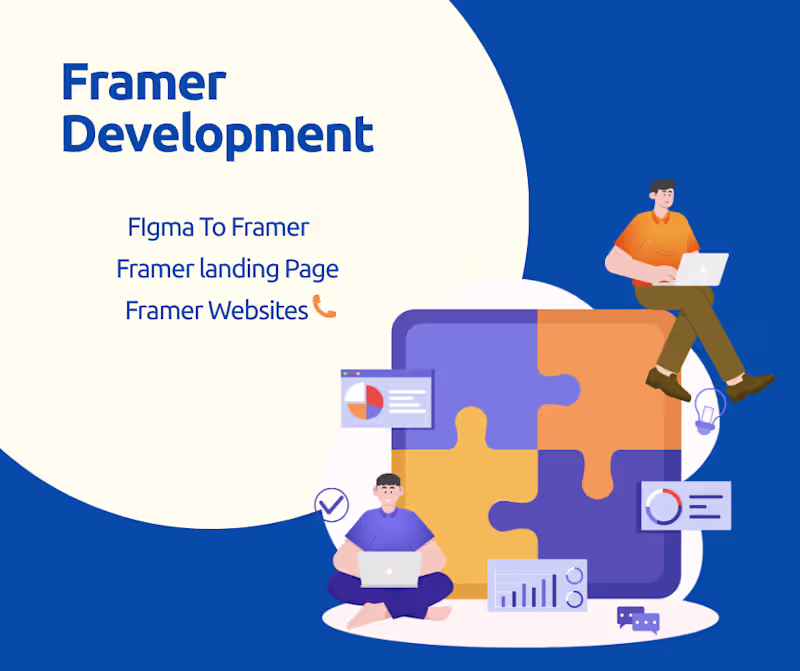 Cover image for Framer landing page development