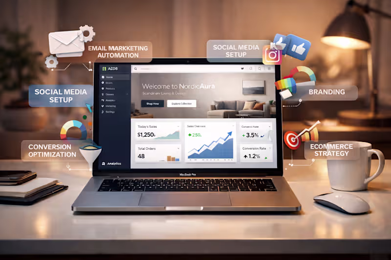 Cover image for Full DTC Shopify Store & Growth System