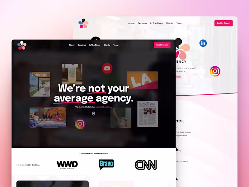 Cover image for Website & Logo Redesign for KTM Agency (30-Day Sprint)