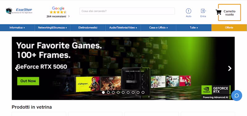 Cover image for Esseshop Website Migration and Optimization