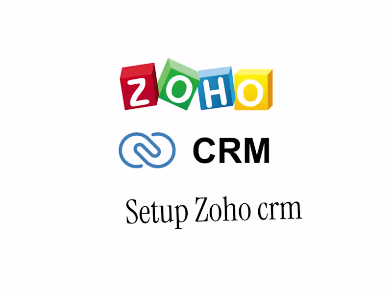 Cover image for Setup Zoho Crm