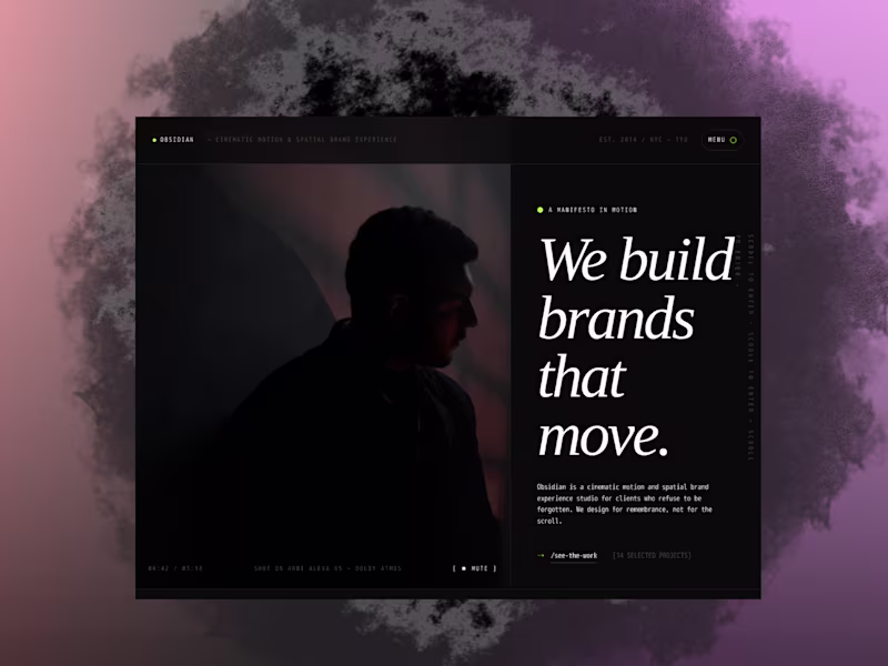 Cover image for Cinematic Web Experience for Film Production Studio