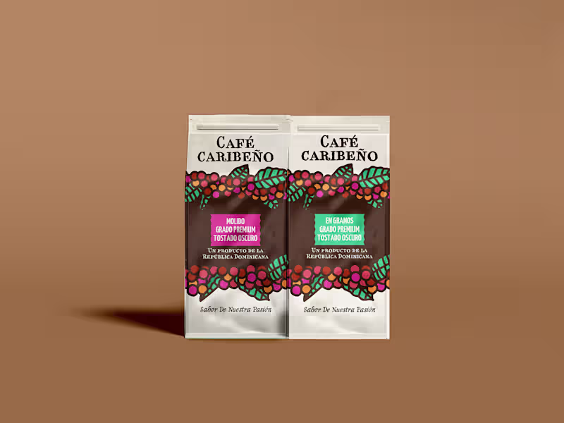Cover image for Packaging Design para Café Caribeño on Behance