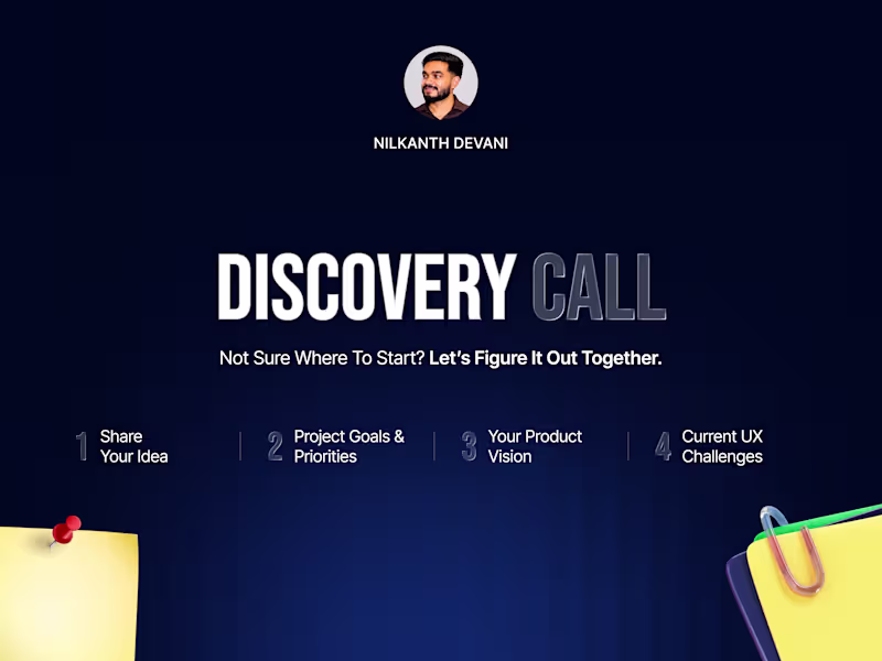 Cover image for Free Discovery Call - Not Sure Where to Start?