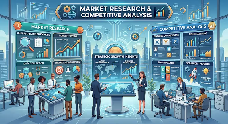 Cover image for Market Research & Competitive Analysis
