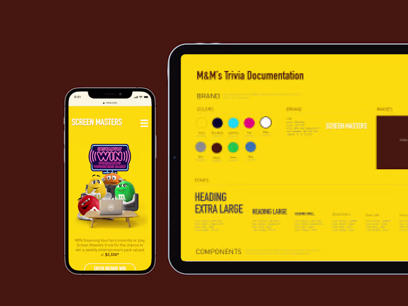Cover image for M&Ms - Mobile Design