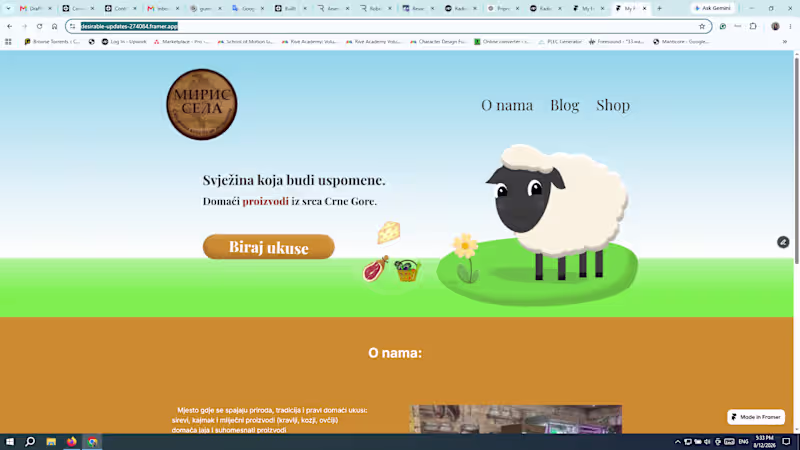 Cover image for Miris Sela: Interactive Rive Landing Page
