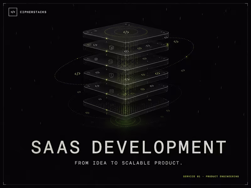 Cover image for SAAS Development