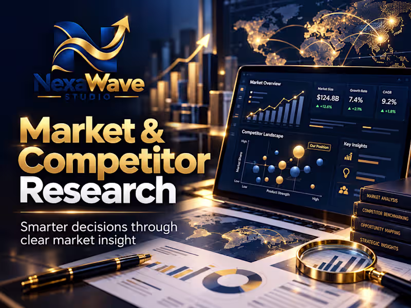 Cover image for Market & Competitor Research