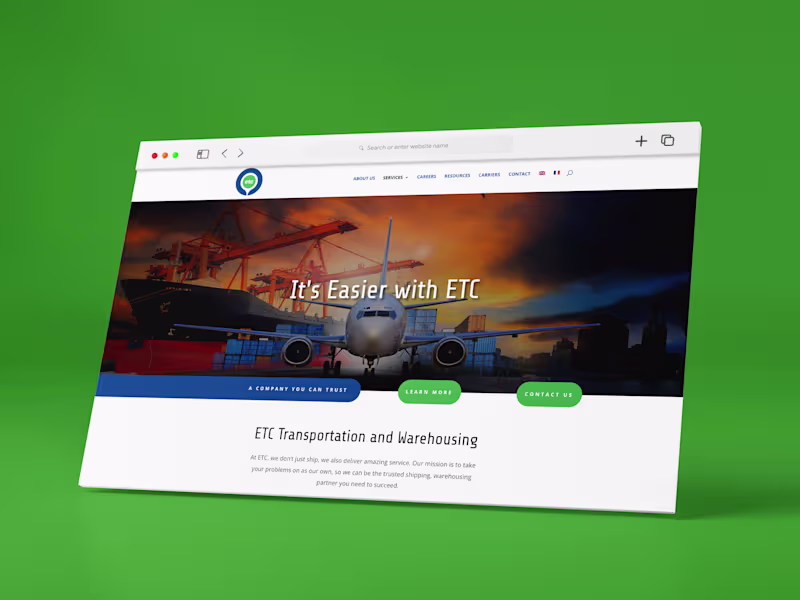 Cover image for Web design and build | Essence Transport