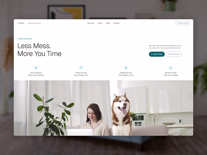 Cover image for Local Cleaning Agency · Design