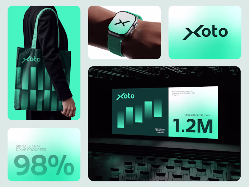 Cover image for Xoto brand identity and logo