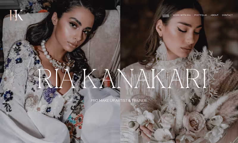 Cover image for Ria Kanakari - Beauty Website