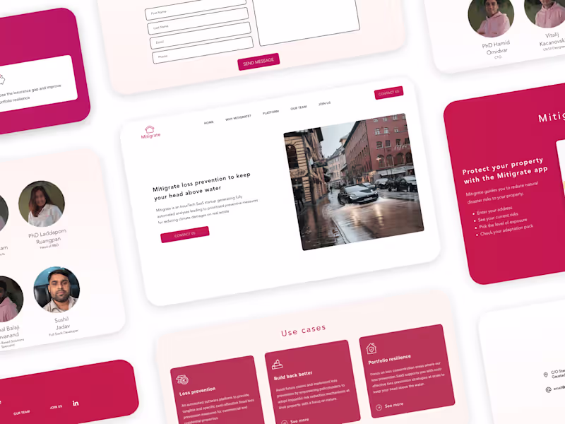 Cover image for Mitigrate — responsive website design