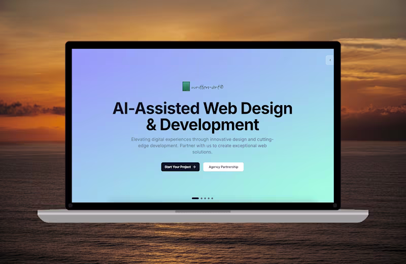 Cover image for written-art® website