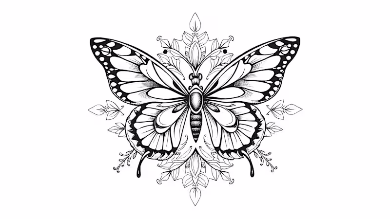 Cover image for Fine-Line Tattoo Art Series — AI Stock Photography