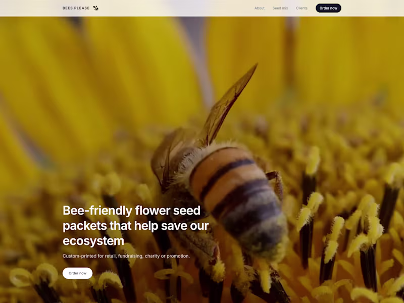 Cover image for Landing page