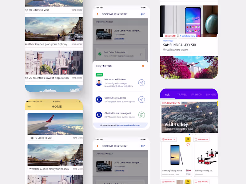 Cover image for UI explorations