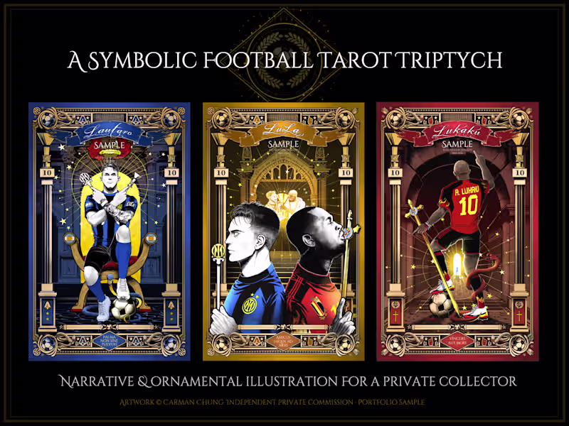 Cover image for A Symbolic Football Tarot Triptych