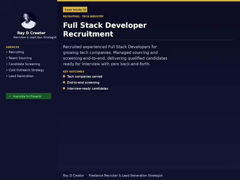 Cover image for I helped outsourced candidate for