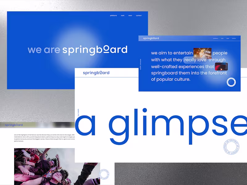 Cover image for Springboard Indonesia: Company Website Design