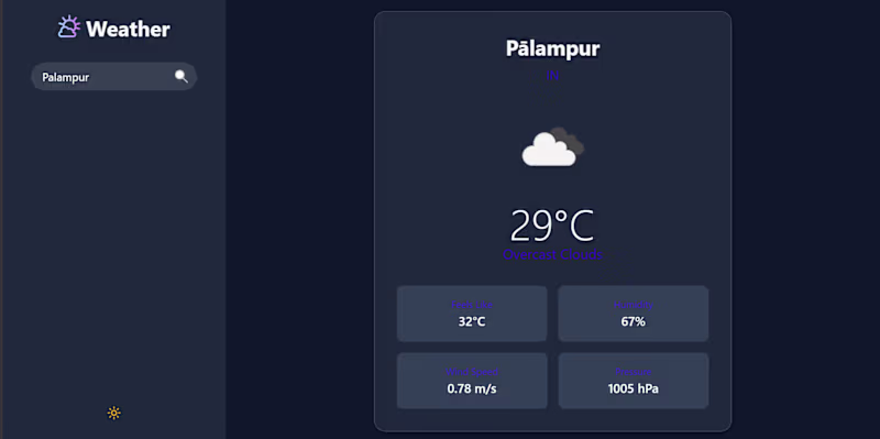Cover image for Weather and Forecast application
