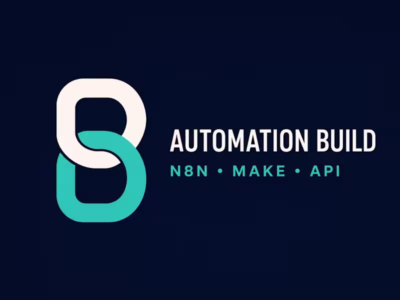 Cover image for Build a working n8n, Make, or API automation