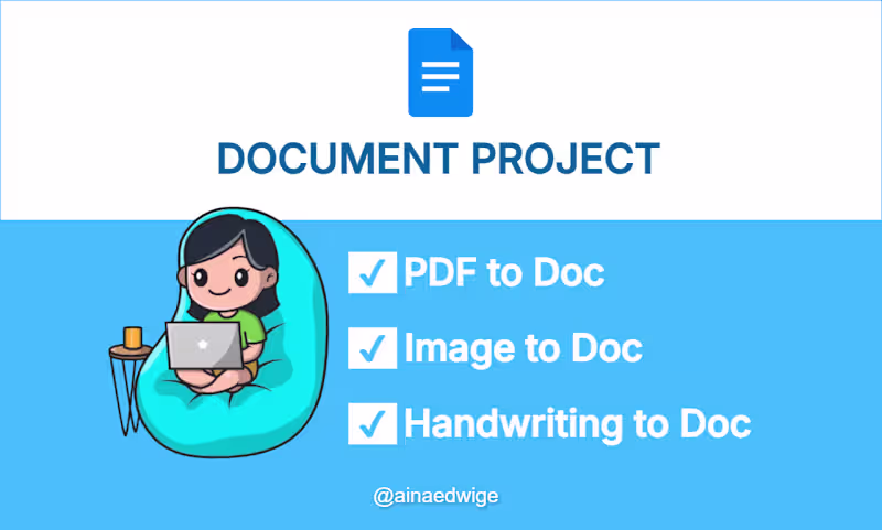 Cover image for Convert Anything to DOC: PDF, Image, Handwriting