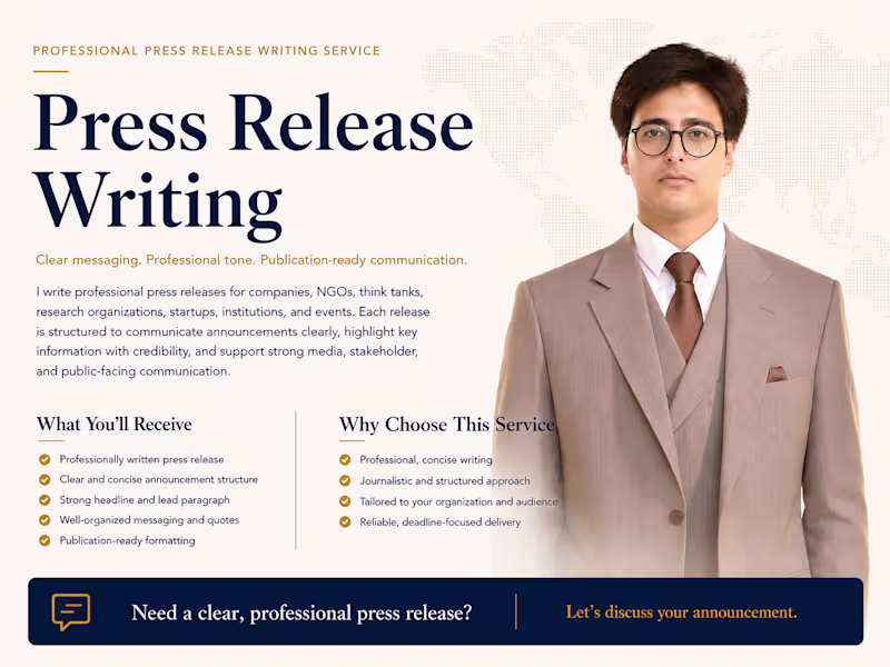 Cover image for  Clear, Media-Ready & Impactful Announcements