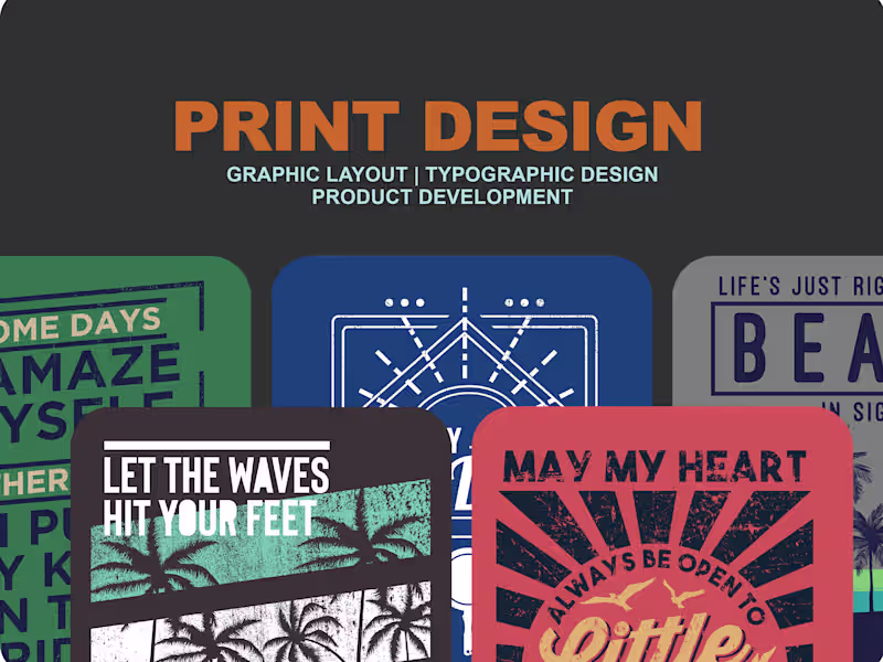 Cover image for Print On Demand | Shirt Design 01
