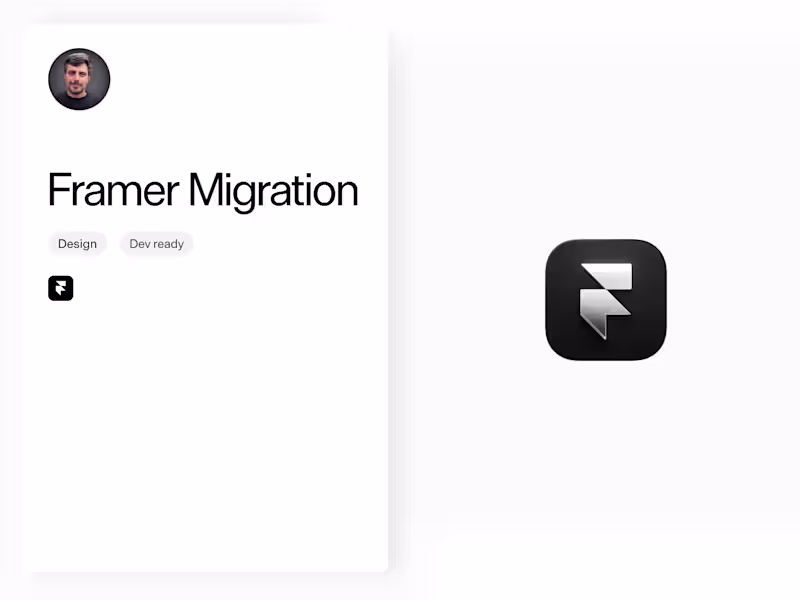 Cover image for Framer Migration — Move Platforms Without Losing Momentum