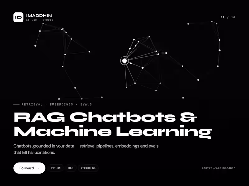 Cover image for RAG Chatbots & Machine Learning 