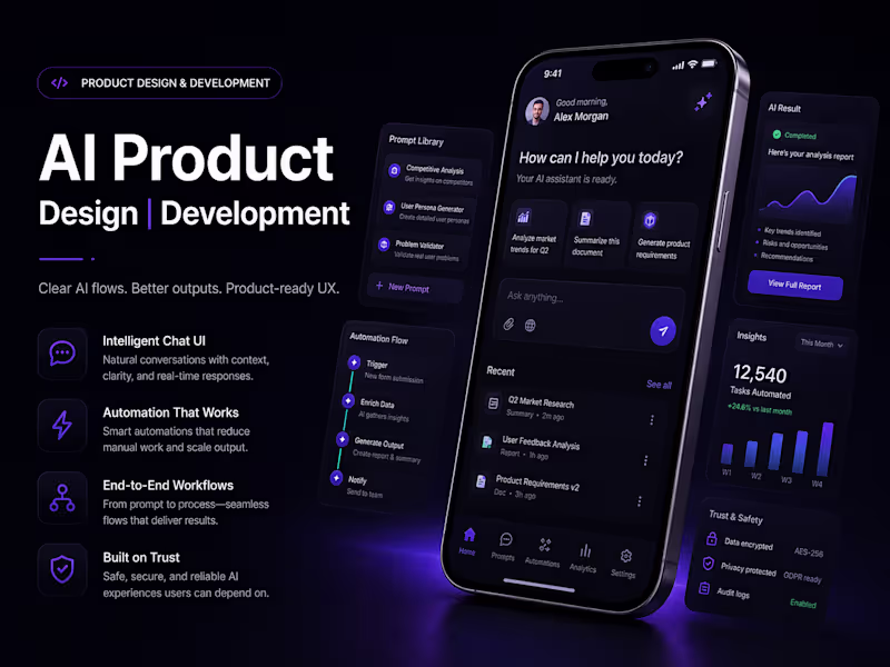 Cover image for AI PRODUCT DESIGN | DEVELOPMENT 