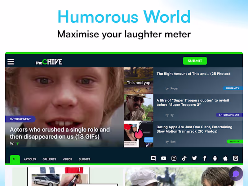 Cover image for Humorous World Agent Demonstration