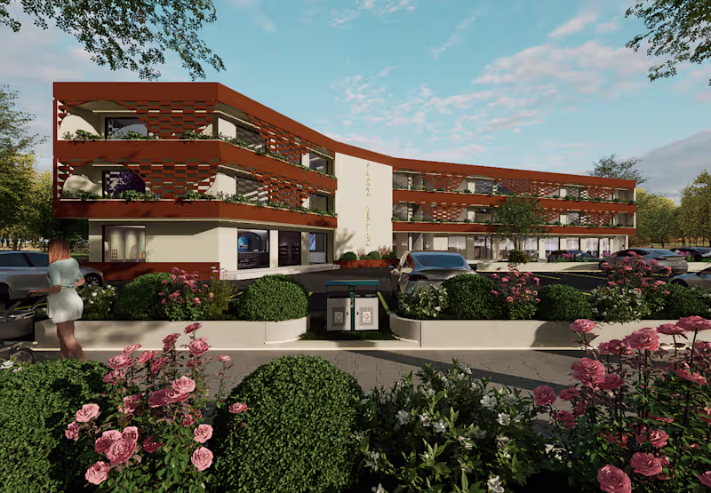 Cover image for Retail Mall Façade & Site Design for Piazza Vecino