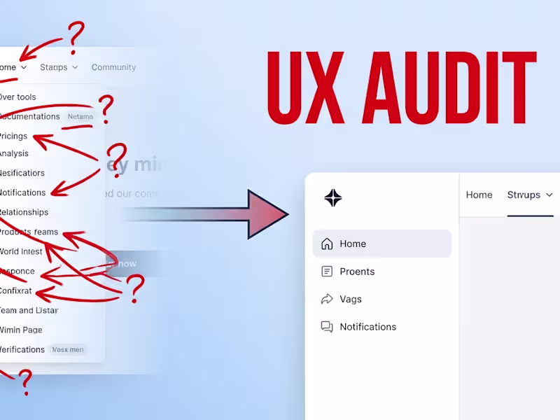 Cover image for UX Audit & Product Improvement