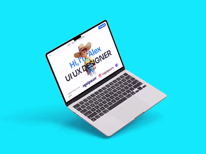Cover image for A Portfolio Website for UI/UX