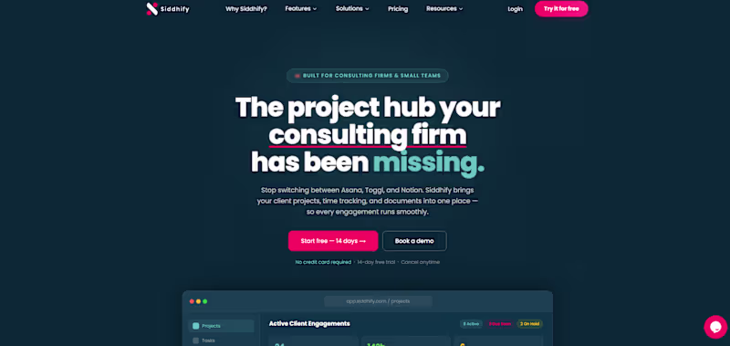 Cover image for Siddhify - Project Management System