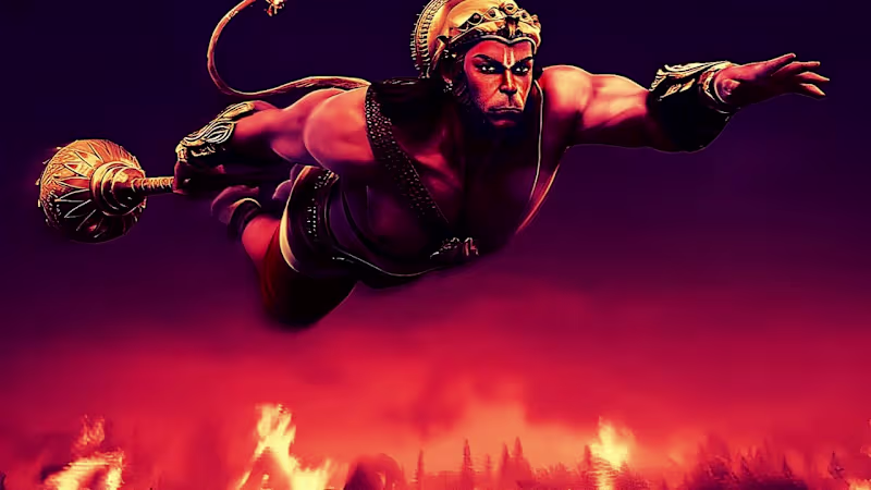 Cover image for "Bajrang Bali Beat: The Ultimate Hanuman Chalisa Rap" - YouTube