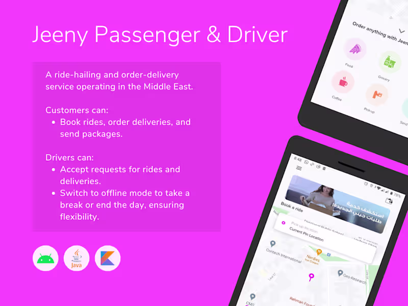 Cover image for  Jeeny Passenger & Driver 