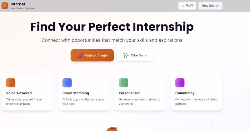 Cover image for Built an AI internship matcher,