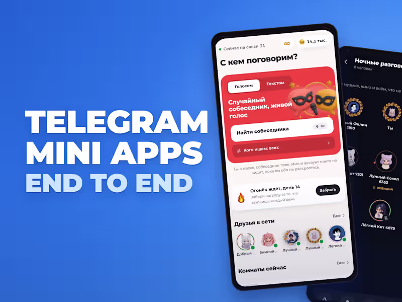 Cover image for Telegram Mini App with a real backend, end to end