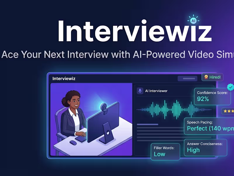 Cover image for AI Interview SaaS - 10K+ Sessions/Month, 99% Satisfaction