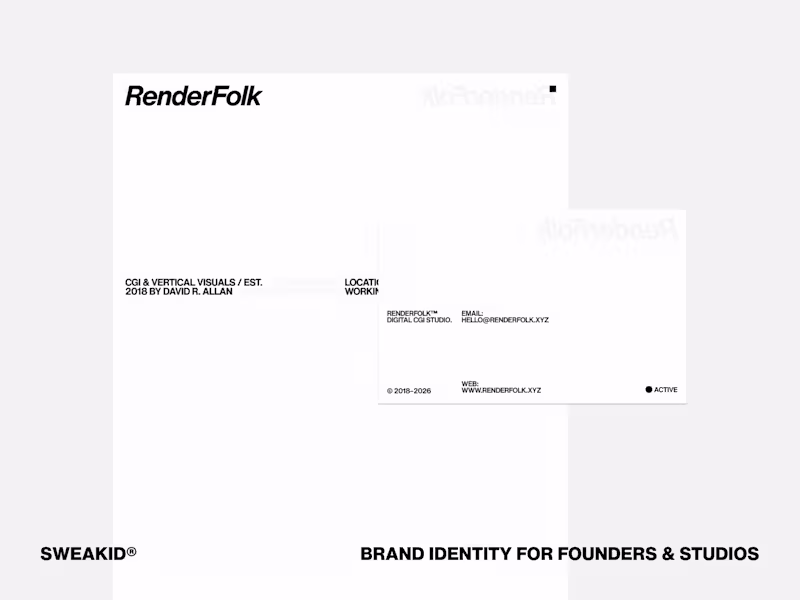 Cover image for Brand Identity for Founders & Studios