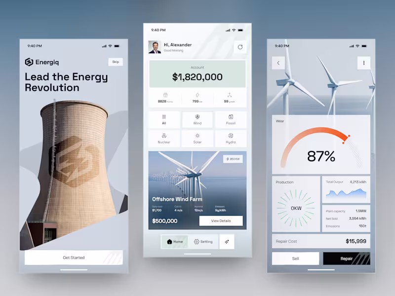 Cover image for Energy Management Mobile App Redesign