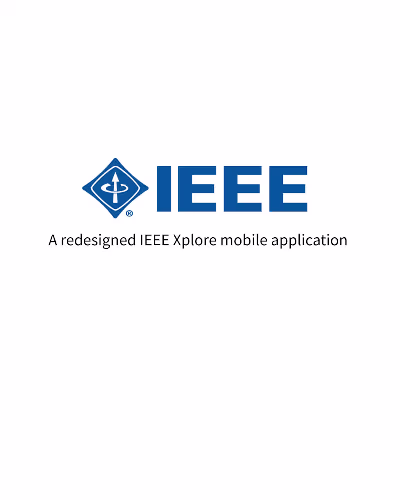 Cover image for Mobile-first application for Researchers