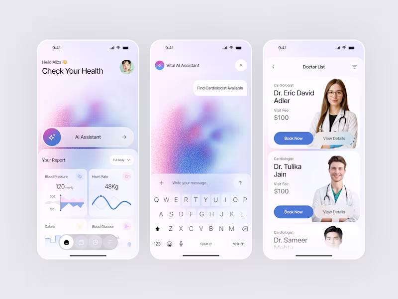 Cover image for Designed a modern AI Healthcare