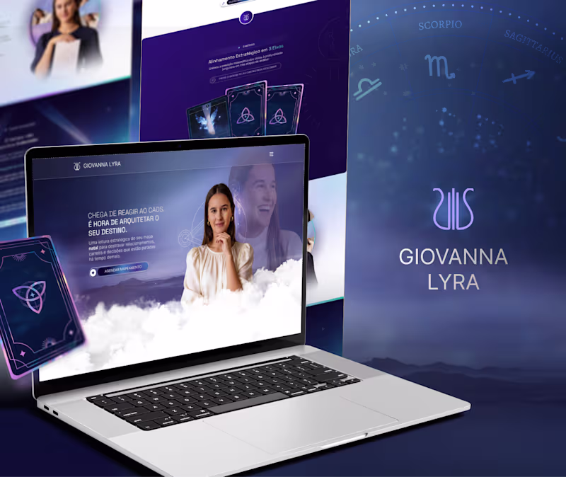 Cover image for Giovana Lyra: Strategic Astrology Landing Page