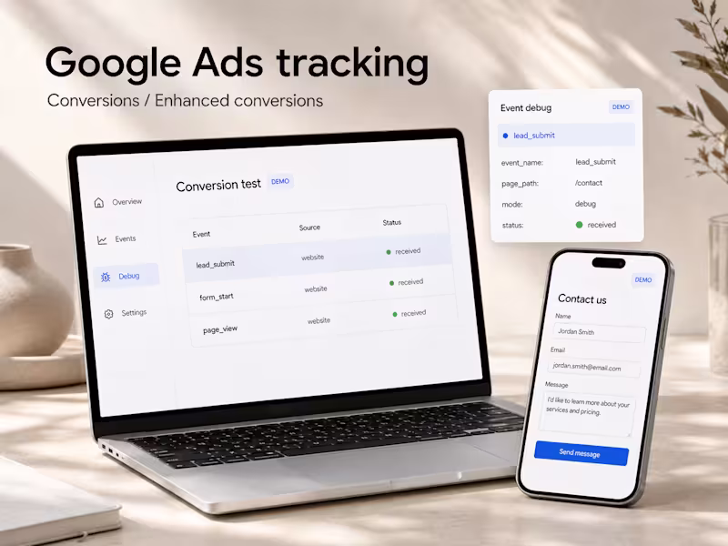 Cover image for Google Ads conversion and enhanced conversion setup