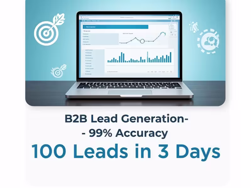 Cover image for B2B Lead Generation - 200 Verified Leads for SaaS
